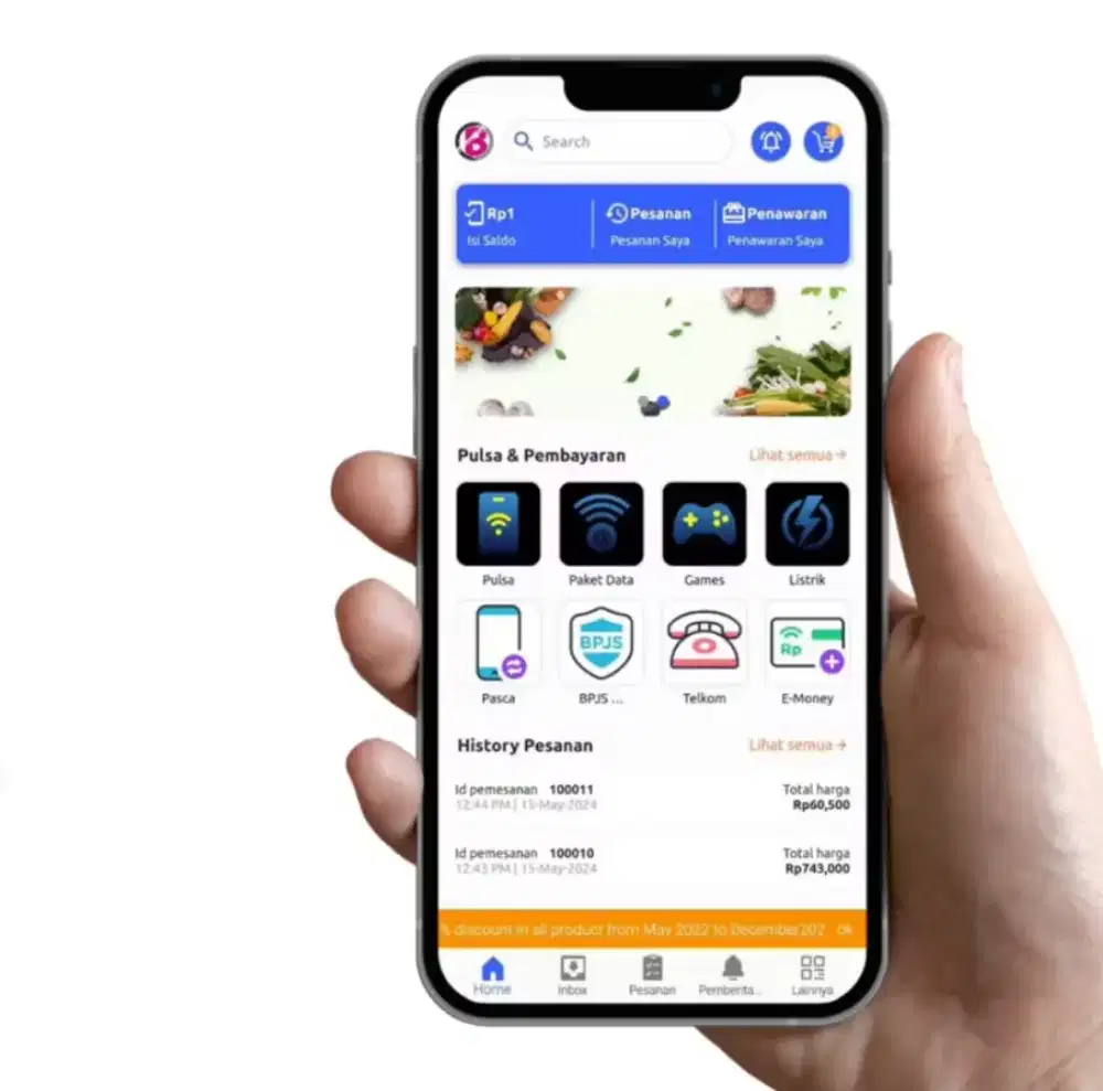Jasa pembuatan website Apps Android Toko Online + PODB