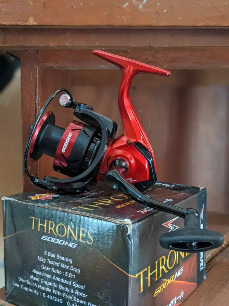 Katrol Pancing Reel 6000 Besi Smooth Baru