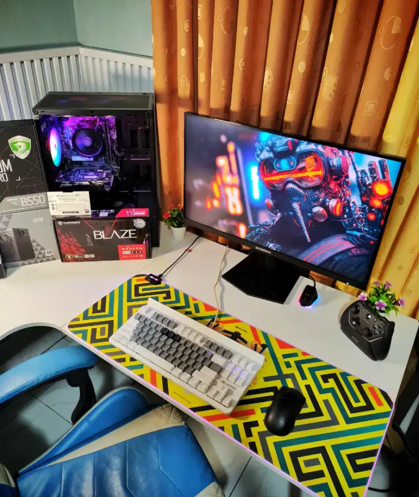 pc jangka panjang ryzen 5600x / ram 16gb / rx 580 8gb / nvme