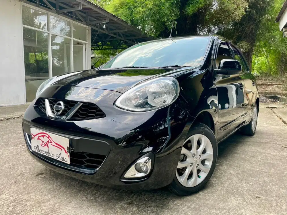Nissan March XS 1.5 AT 2013 Hitam Tgn 1 Full Servis Record