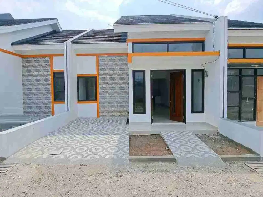 Rumah cluster Cipayung siap huni bisa KPR bebas banjir strategis ke stasiun Ciracas dan gerbang tol bambu APUS dan Setu Jakarta Timur