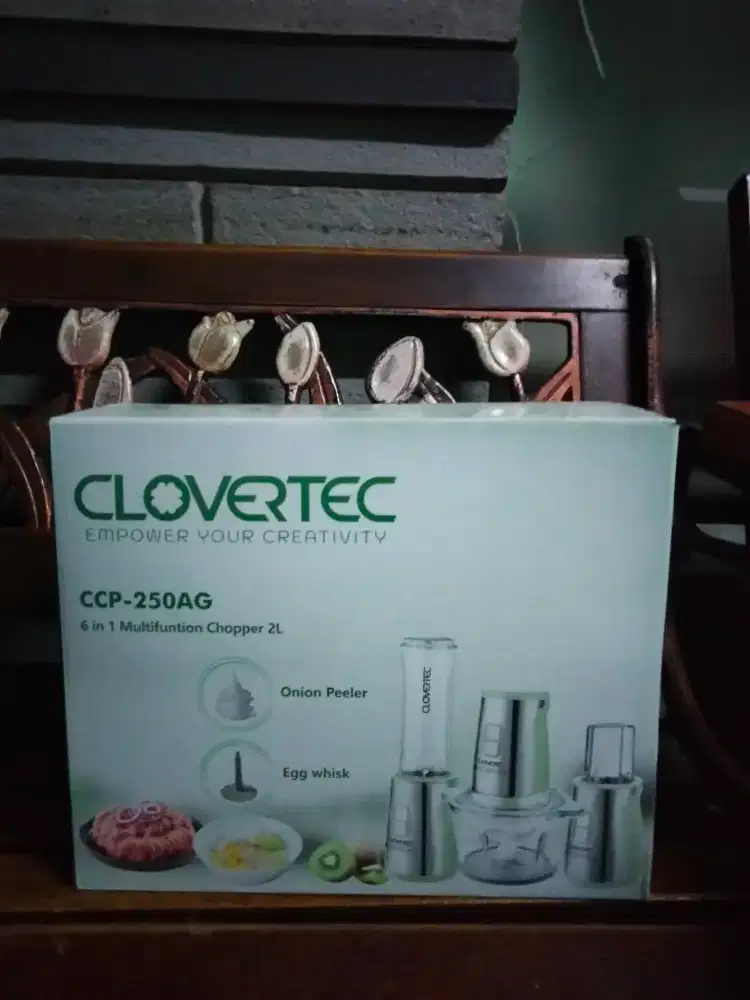 Chopper 2L merk clovertec masih baru belum pernah di coba