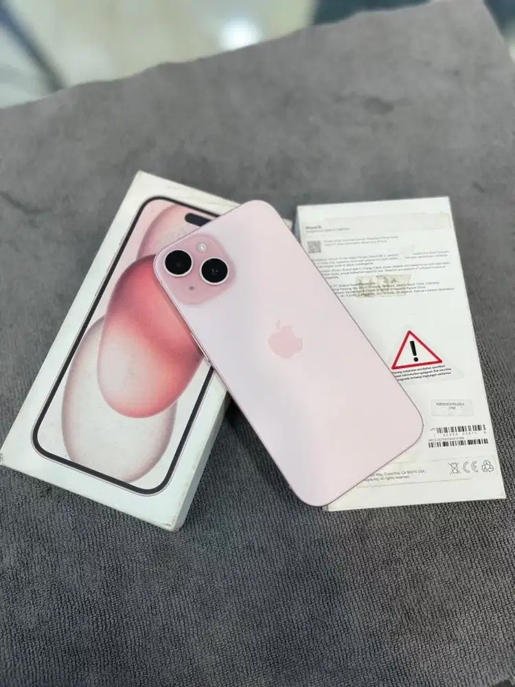 Iphone 15 128 Pink Ibox on 06/12/2025 fullset |second