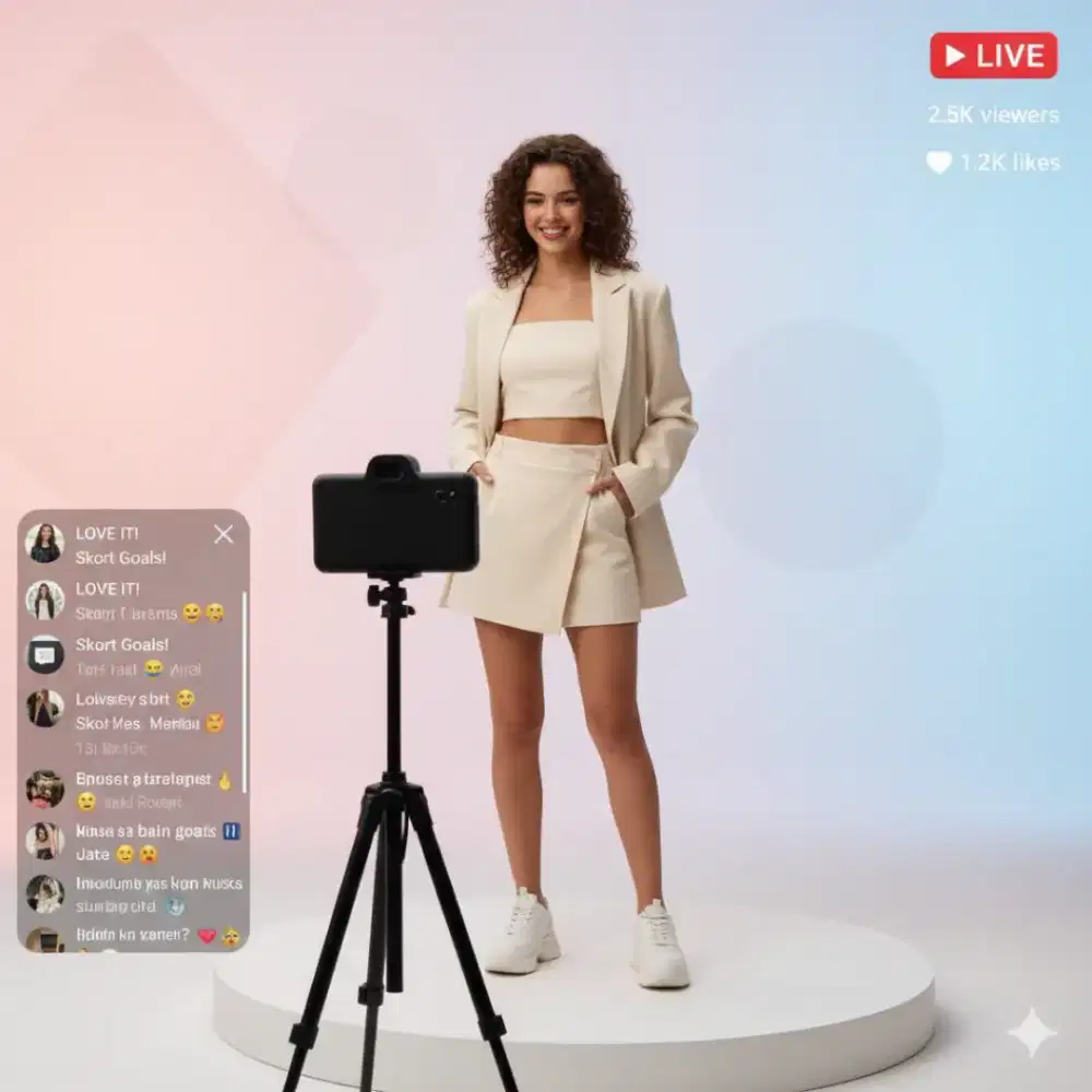 Dicari Livestream Host