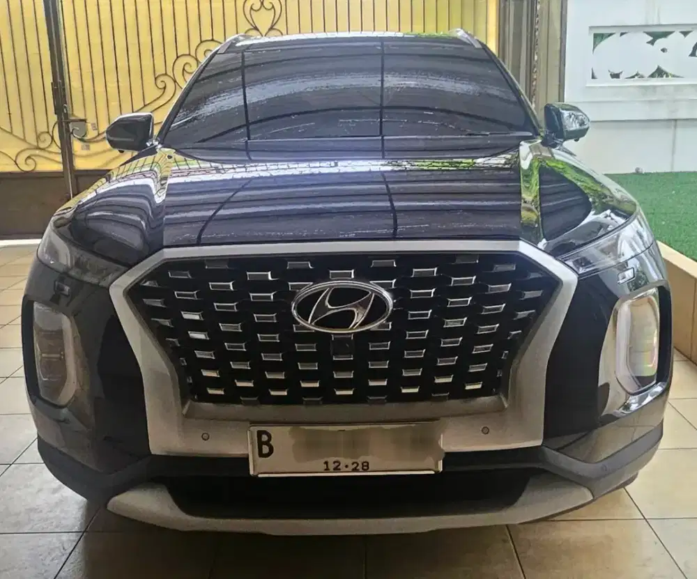 Di Jual Hyundai Palisade 2021 2.2 Diesel AT Warna Hitam on Red !!