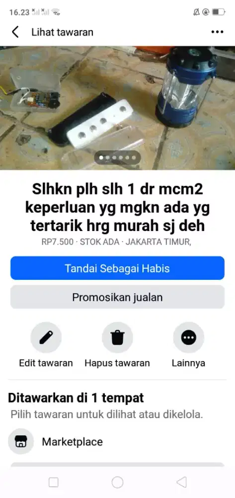 Slhkn plh slh 1 dr lampu serba guna atau sblh2 nya kond hdp murah sj