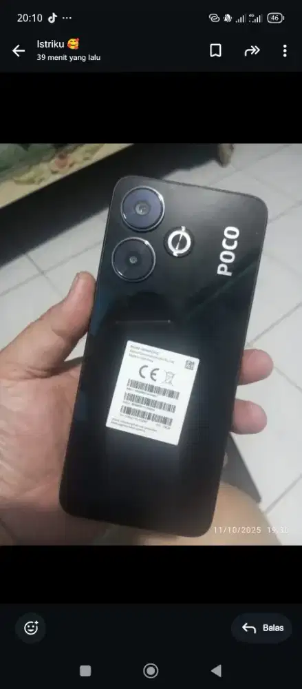 xiaomi poco m6 8/256 hitam