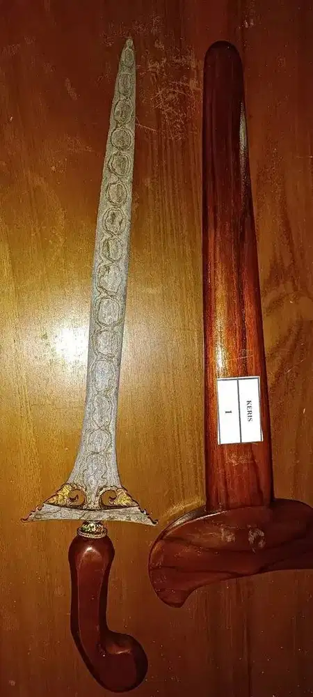 Keris Antik Pamor Lingkar Asli
