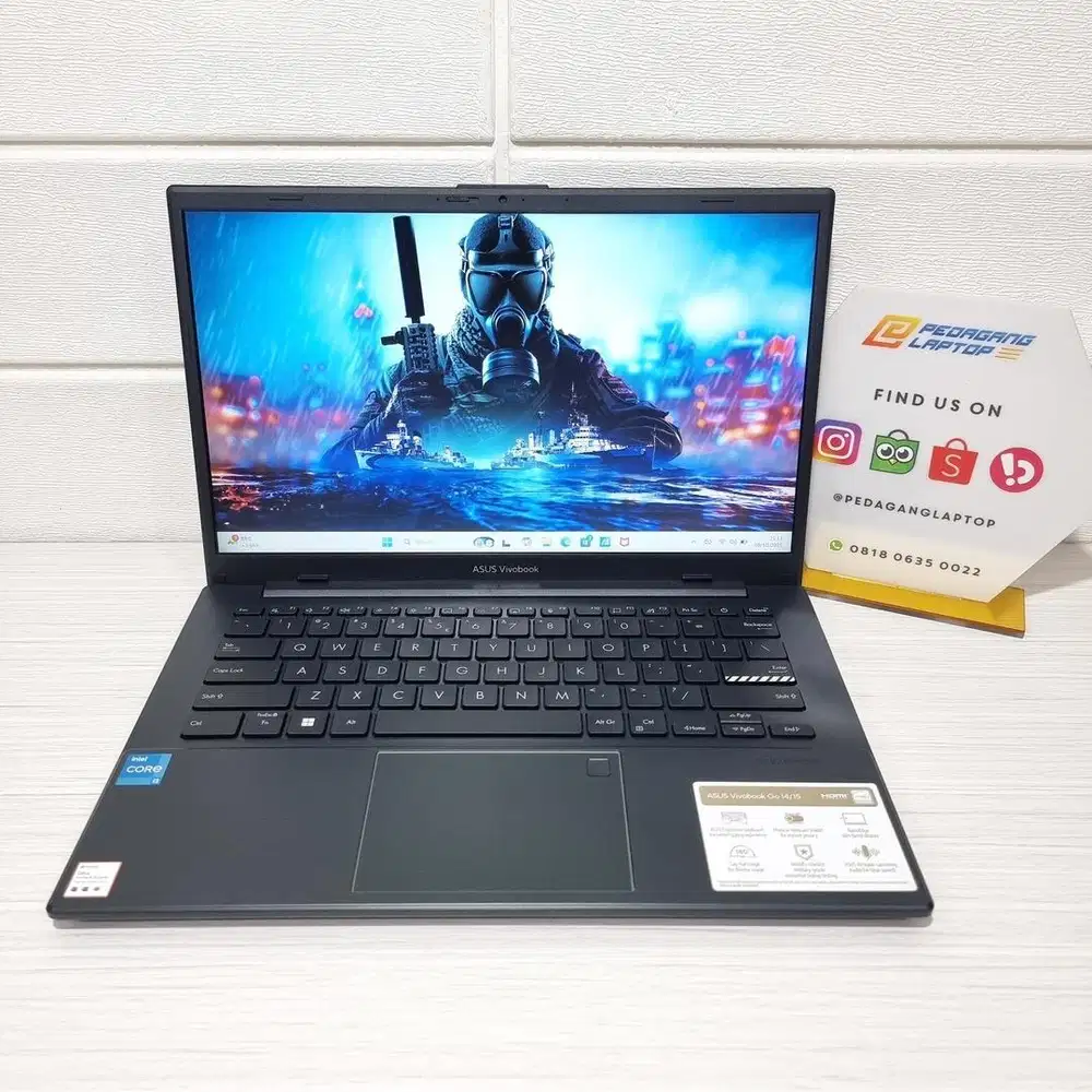Laptop Asus Vivobook GO E1404GA Core i3-N305 8GB/512GB GARANSI RESMI