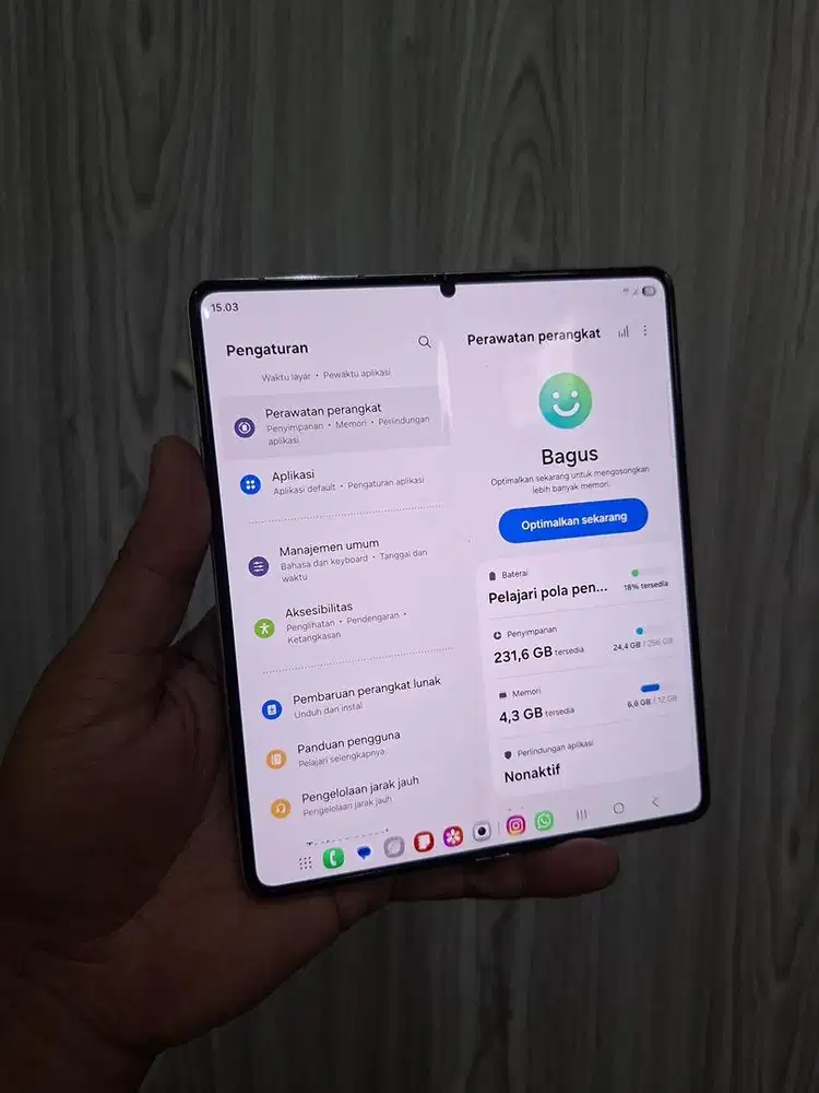 Samsung z fold 5 5g original sein indonesia