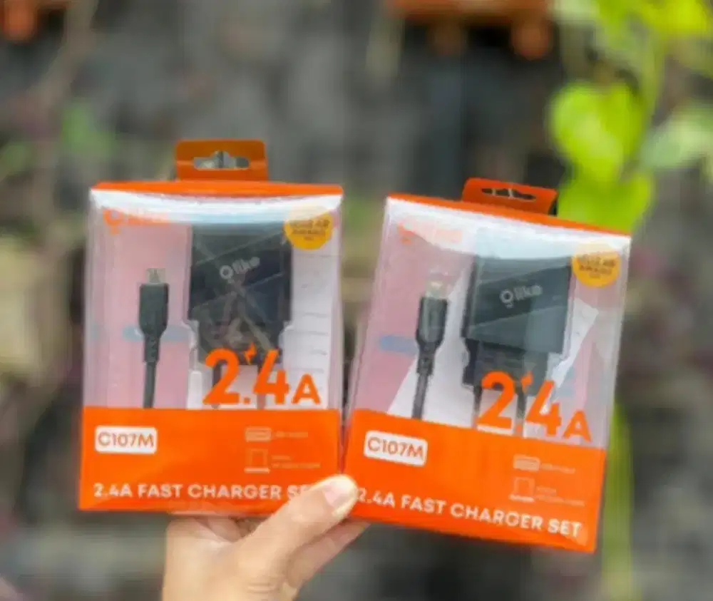 Olike C107 Charger + Kabel Data Cable Bundle Set 2.4A