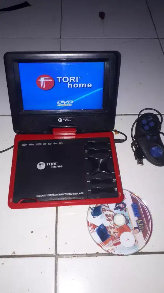 Dvd portable Tori 7inc bisa USB