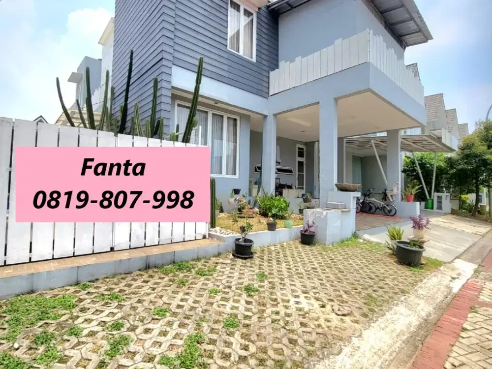 Rumah Modern Hook Dijual Nego Siap huni di Discovery Bintaro SC-15360