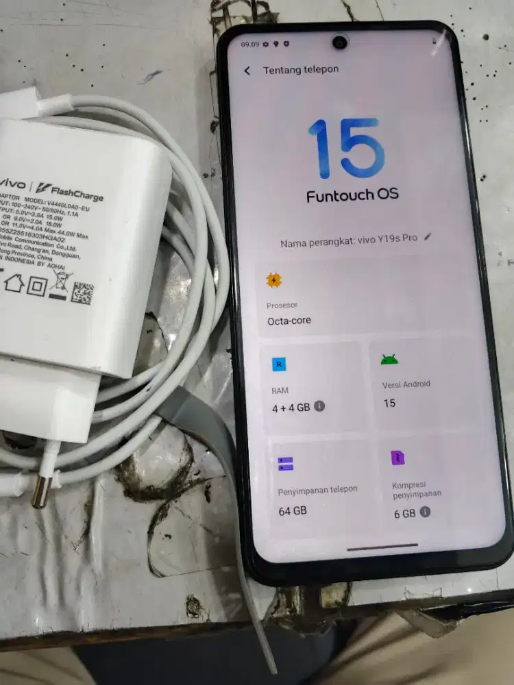 Vivo V19S Pro 4+4/64 blm seminggu like new BS tker tmabh