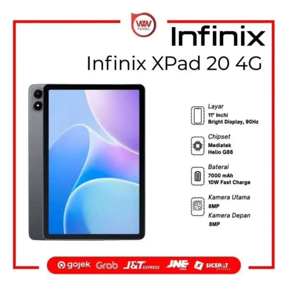 infinix xpad 20 sim card