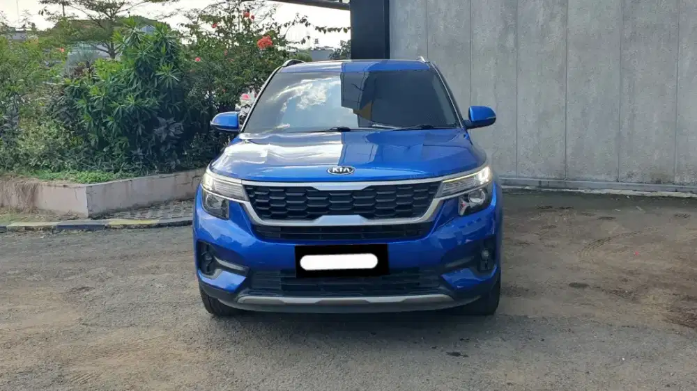 Km41rb kia seltos ex non sunroof turbo 2020 pakai 2021 biru