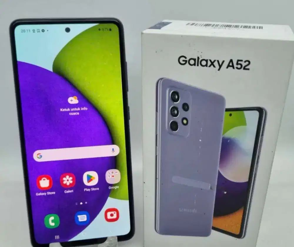 Murah hp Samsung A52 8/128 lkp ,BS TT