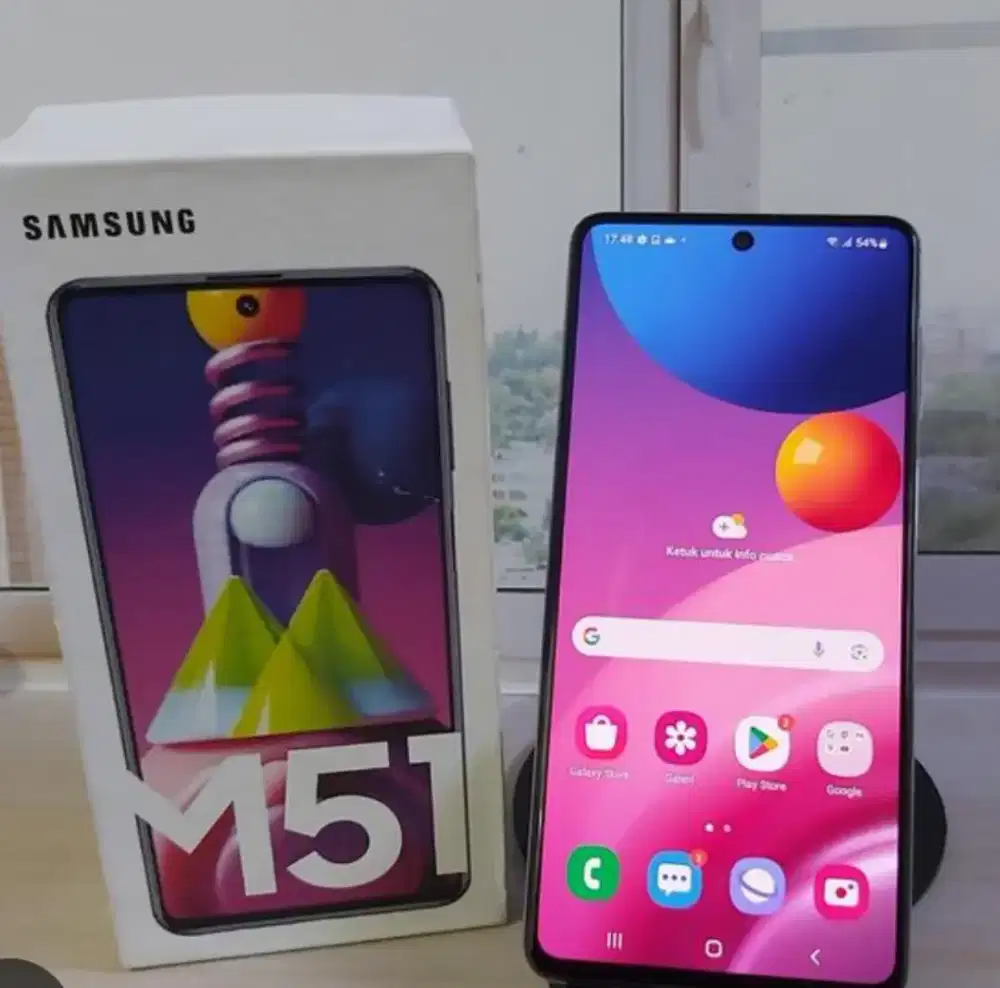 Murah hp Samsung M51 8/128 lkp, bs TT
