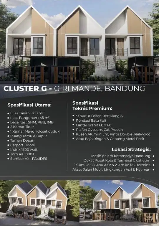 Cape ngontrak ? Saatnya Punya Rumah Sendiri di Bandung