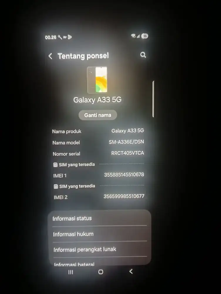 Samsung a33 5g 8/128