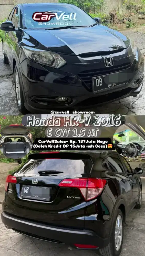 Honda HR-V E CVT Matic 2016 ISTIMEWAH