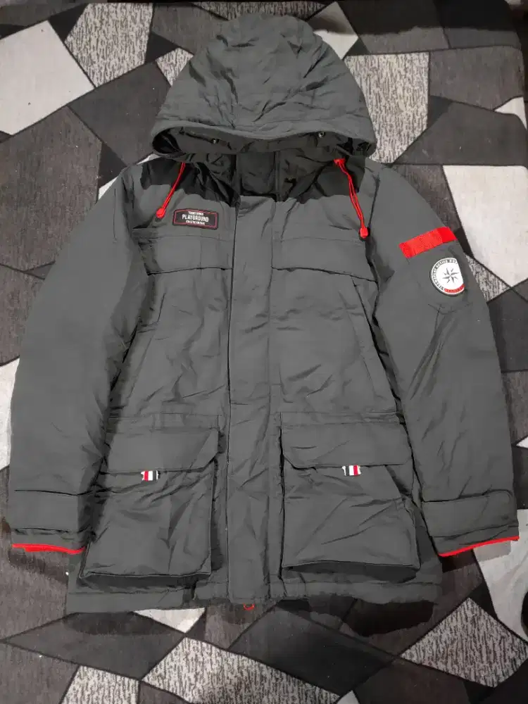 jaket winter teams polham puffer tebal