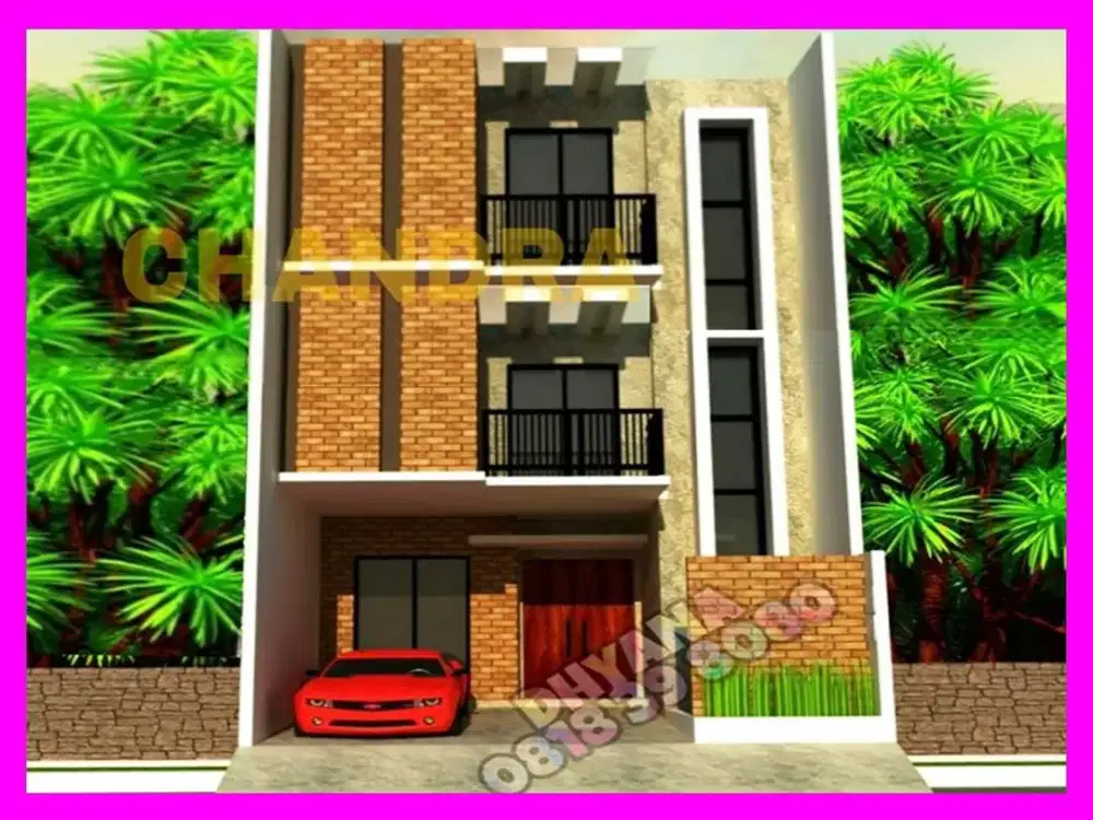 Dhyana Rumah baru ukuran 6.5x16m di komplek kavling polri