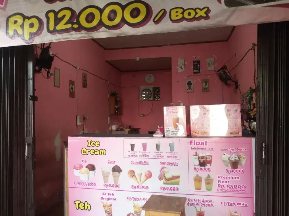 Over kontrak warung es krim