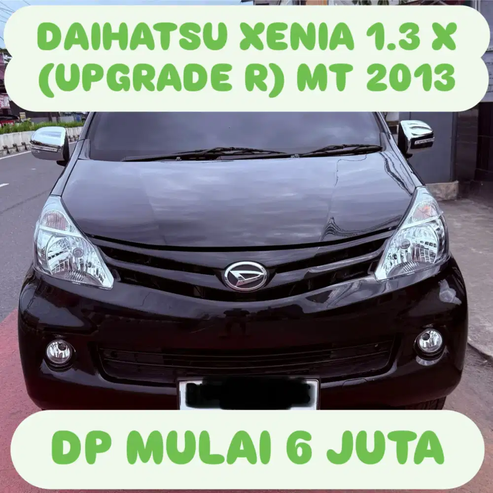 DAIHATSU XENIA 1.3 X (UPGRADE R) MT 2013 DP 6 JUTA