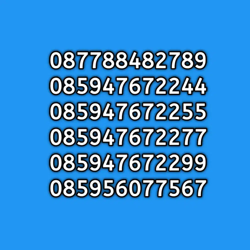 nomor cantik XL