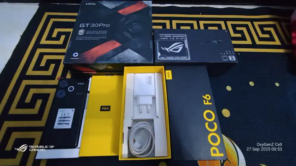 Poco F6 Ram 12+12/512 gb Pemakaian 1 bulan!!!