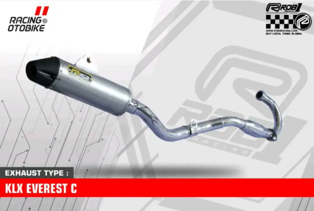 Jual knalpot KLX Kompetisi Rob1