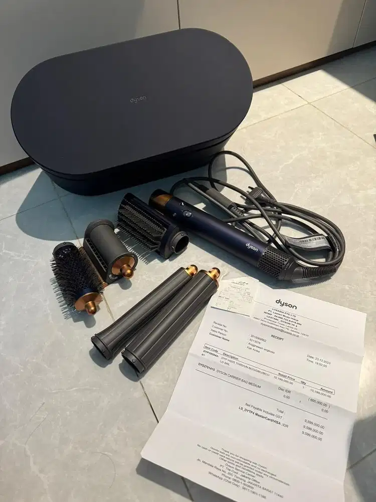 Dijual Dyson Airwrap Complete – Warna Blue/Gold – Kondisi Like New!