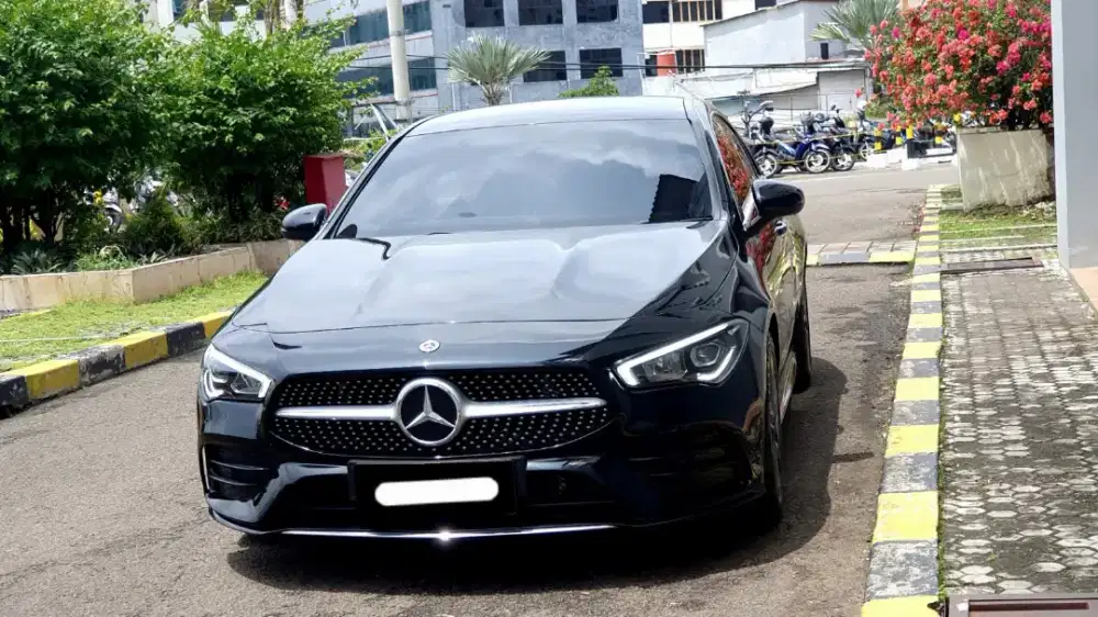 Km18rb mercedes benz mercy cla200 amg line 2020 hitam
