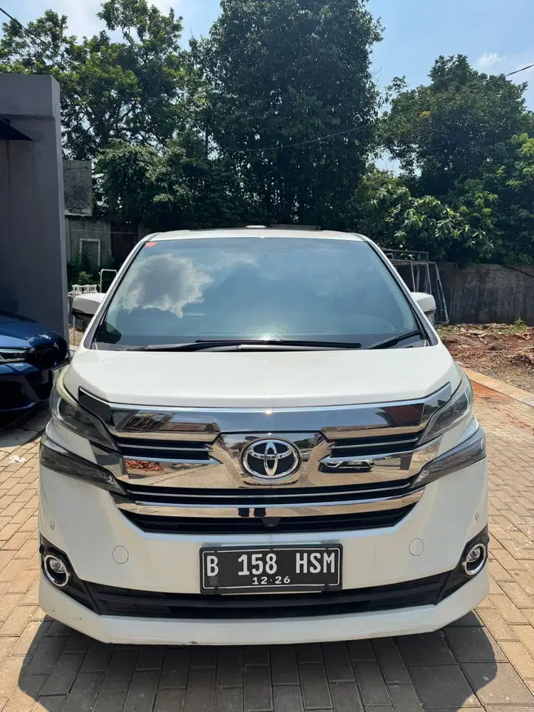 Toyota Vellfire 2.5 G 2016 White Putih2017 Vellfire 2015 Jual Cepat BU