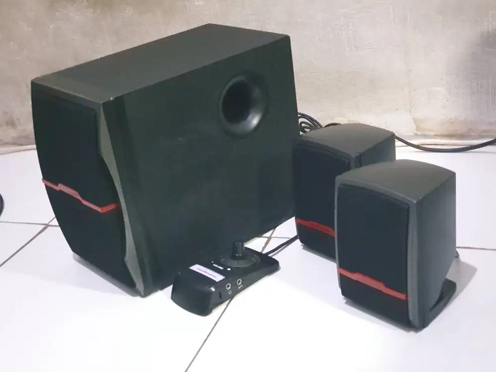 Speaker aktif Simbadda, sub 4.5 inch, bass mantap menggelegarr