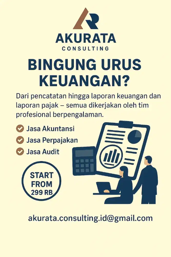 Jasa Akuntansi, Pajak dan Audit untuk UMKM dan Perusahaan