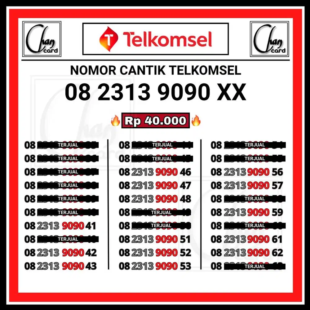 Nomor Simpati Cantik Murah Kartu Perdana Telkomsel Nomor Cantik
