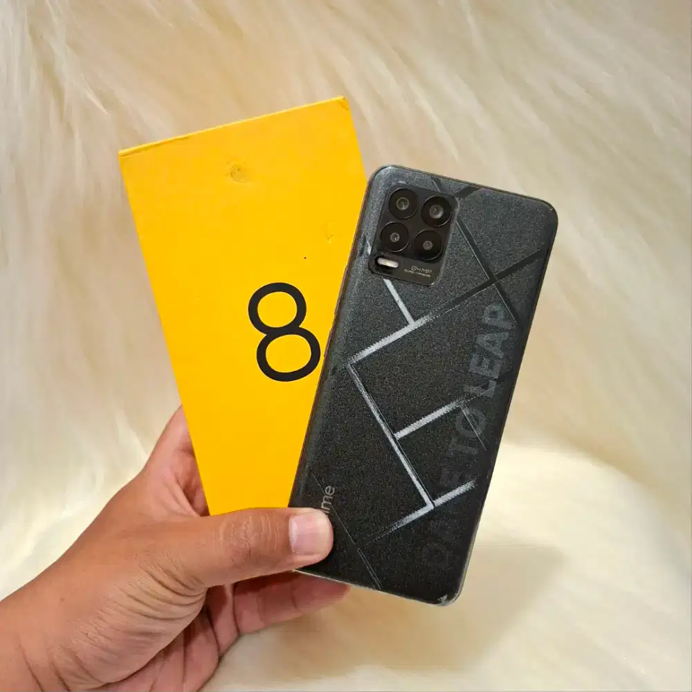 Realme 8 8/128 Gb Fullset Murah