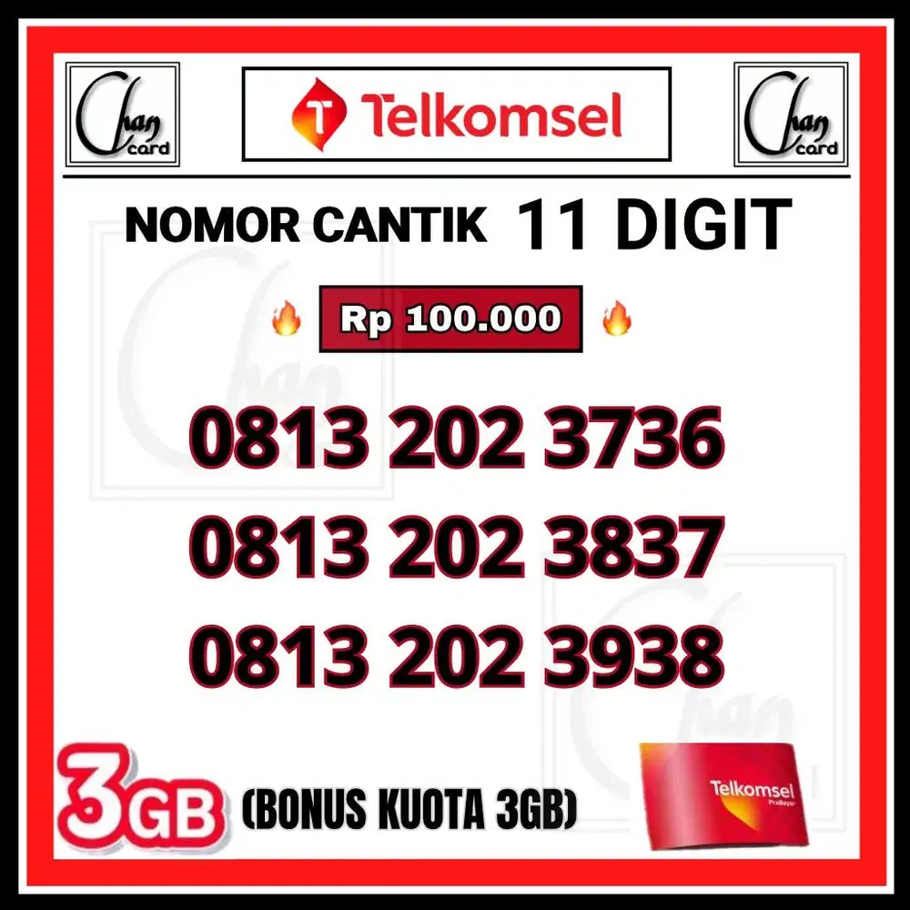 Nomor Cantik 11 Digit Telkomsel Kartu Simpati Murah Nomor Hp Cantik