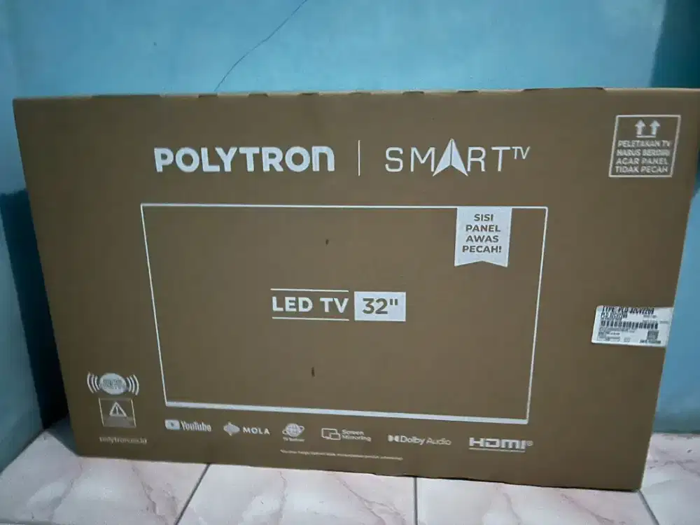 Tv polytron 32 smart tv baru