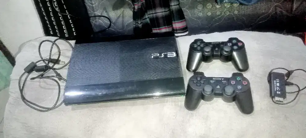 PS 3 Slim Stike 2 Kabel Power Nyala Normal Mines Hdmi aj