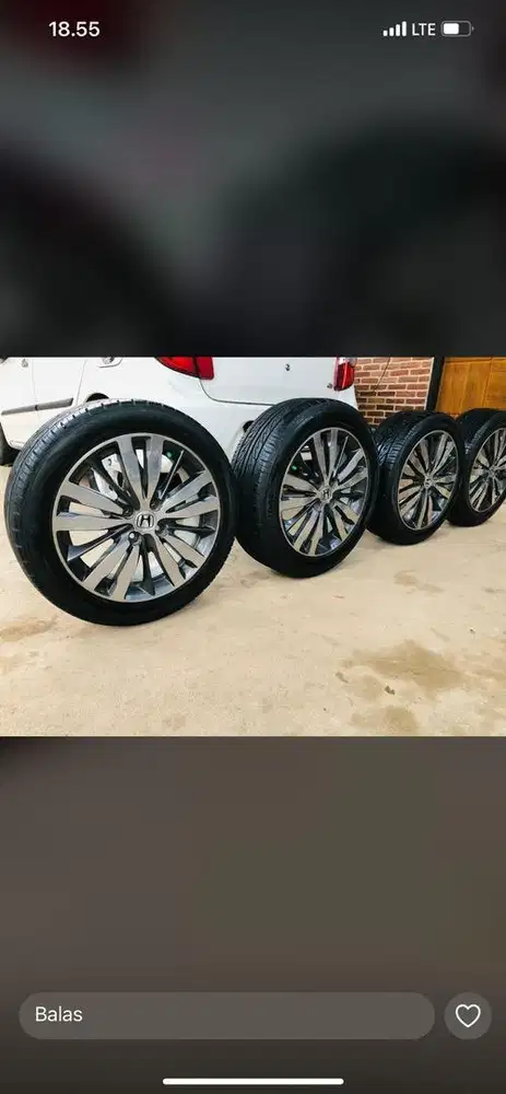Jual velg original honda jazz RS R16