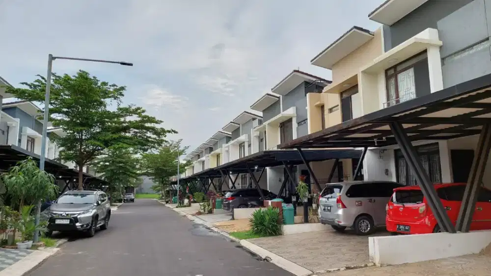 Rumah furnish siap huni dalam cluster dekat akses toll Jagorawi