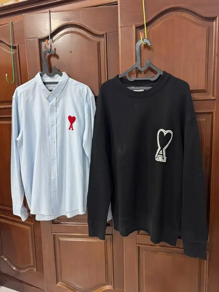 AMI PARIS shirt and sweatshirt crewneck second