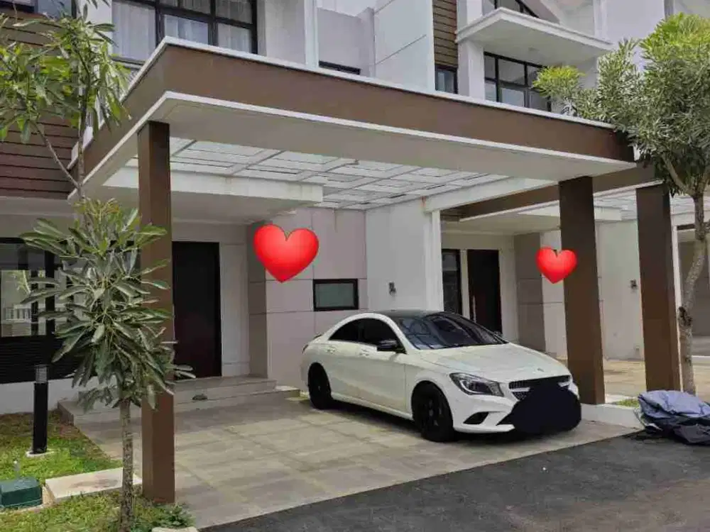 Rumah Podomoro Fashagriya 2 lantai Modern dan Terawat semi furnished dijual cepat