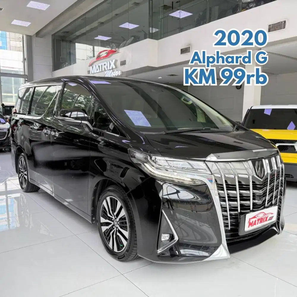 Toyota Alphard G 2.5 AT 2020 Black on Beige Record Hitam