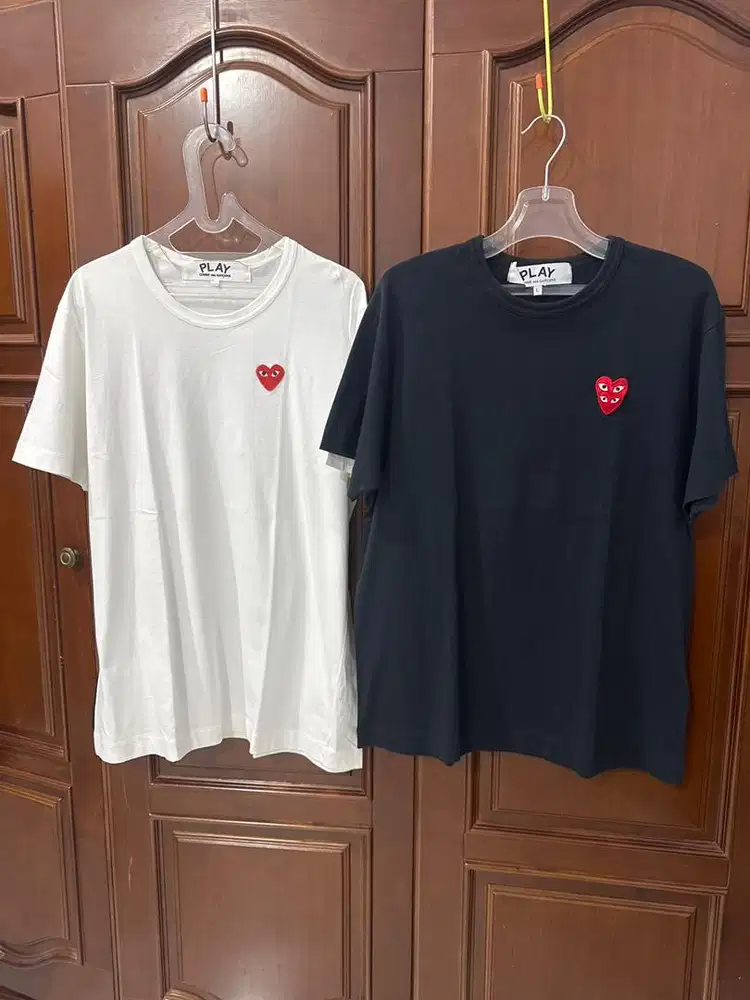 CDG play tee tshirt kaos CDG play second