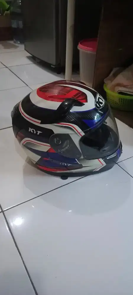 helm kyt k2r blue diamond