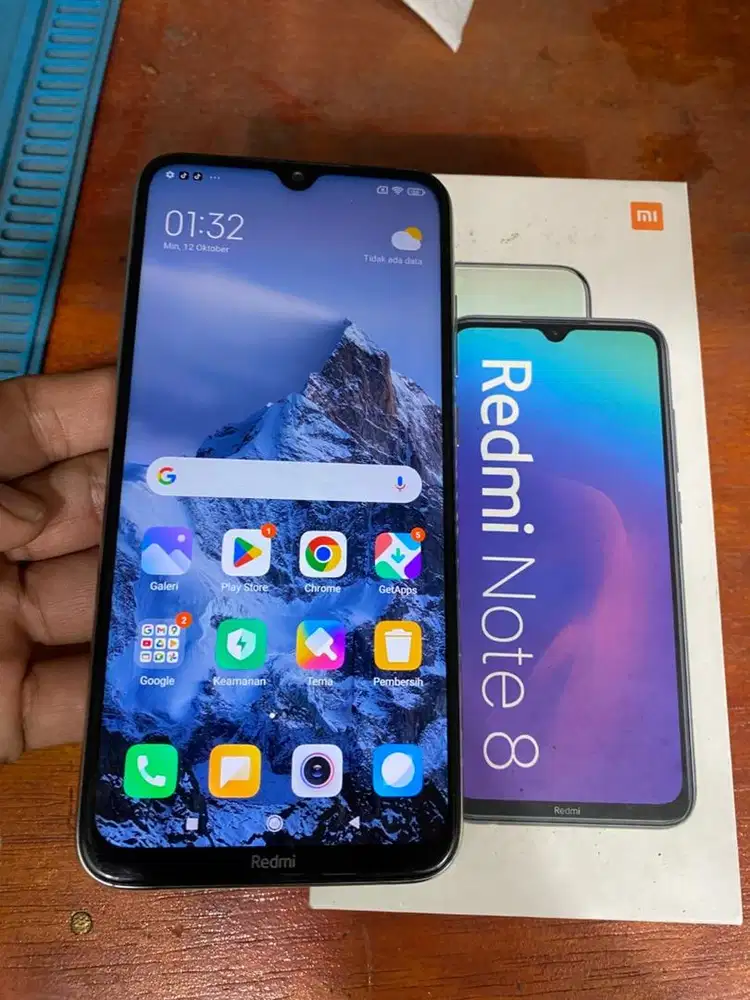 Redmi note 8 6/128 fulset ori